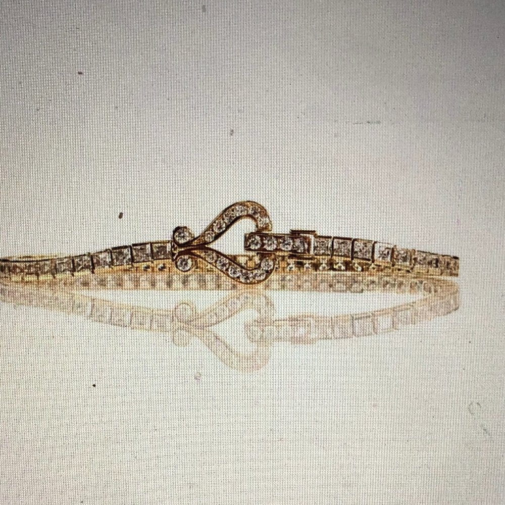 COPY - 14K gold tennis bracelet